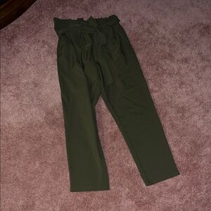 Grace Karin Olive Green Smocked Pants